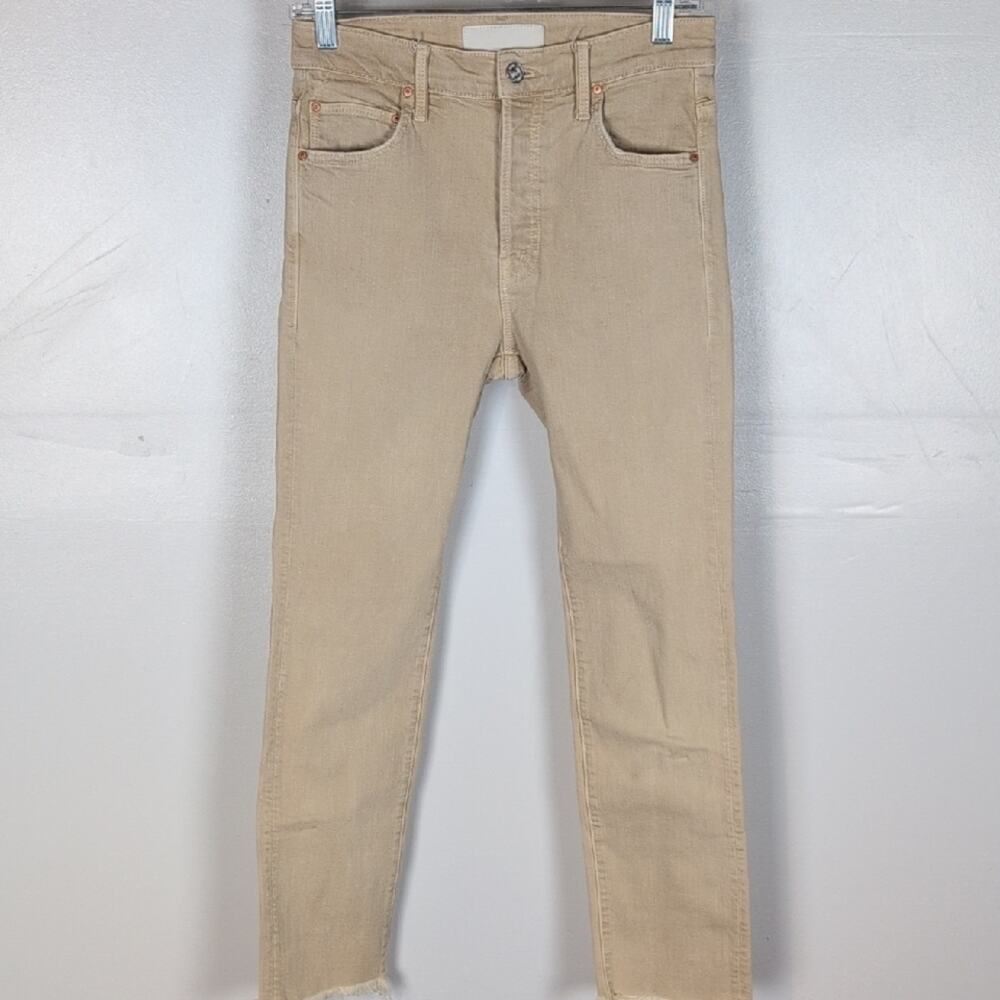 Mother Superior The Scrapper Cuff Ankle Fray Jeans